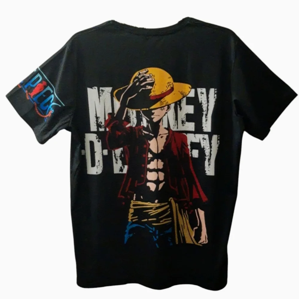 One Piece Anime Manga Luffy 3D Sublimation Tee XL PTP 23